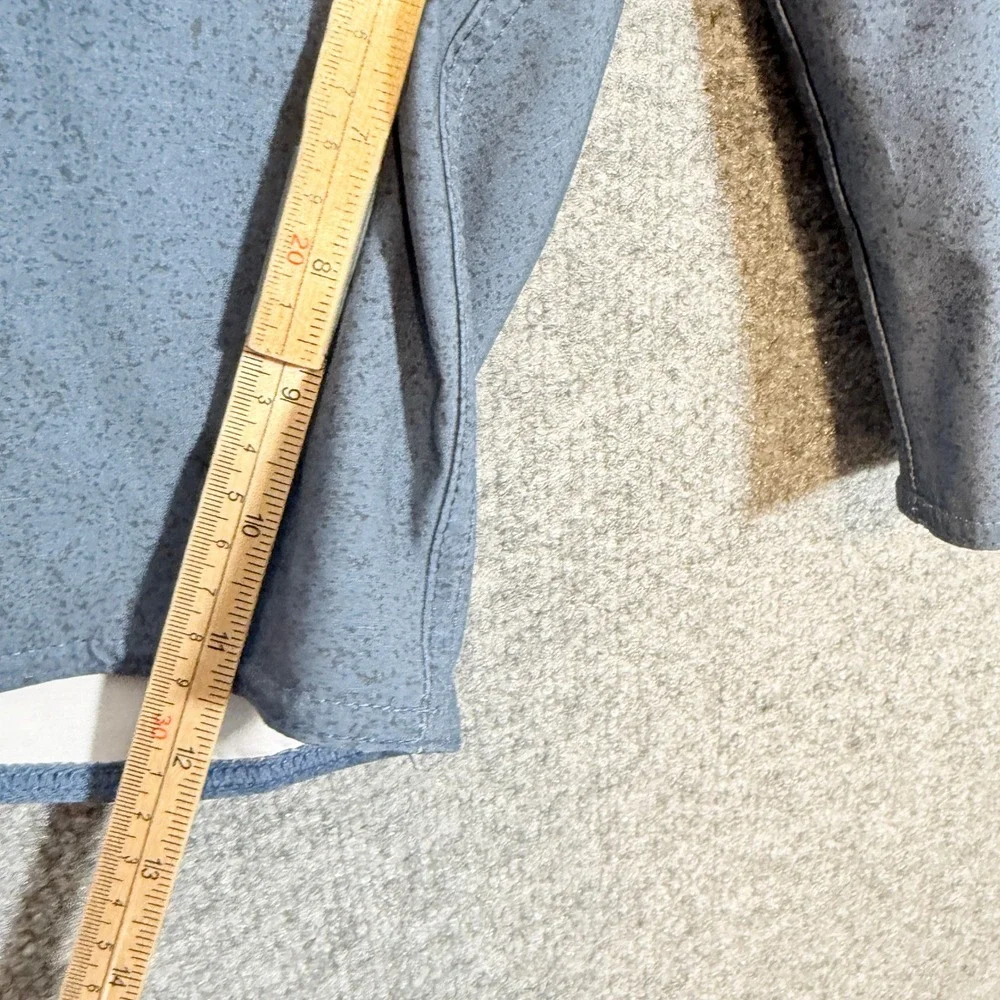 RVCA Board‎ Shorts Mens 30 Blue 4-Way Performance Stretch Surf Swim Trunks